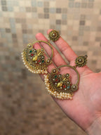 Husan Ara Earrings- antique Gold (aara collection)