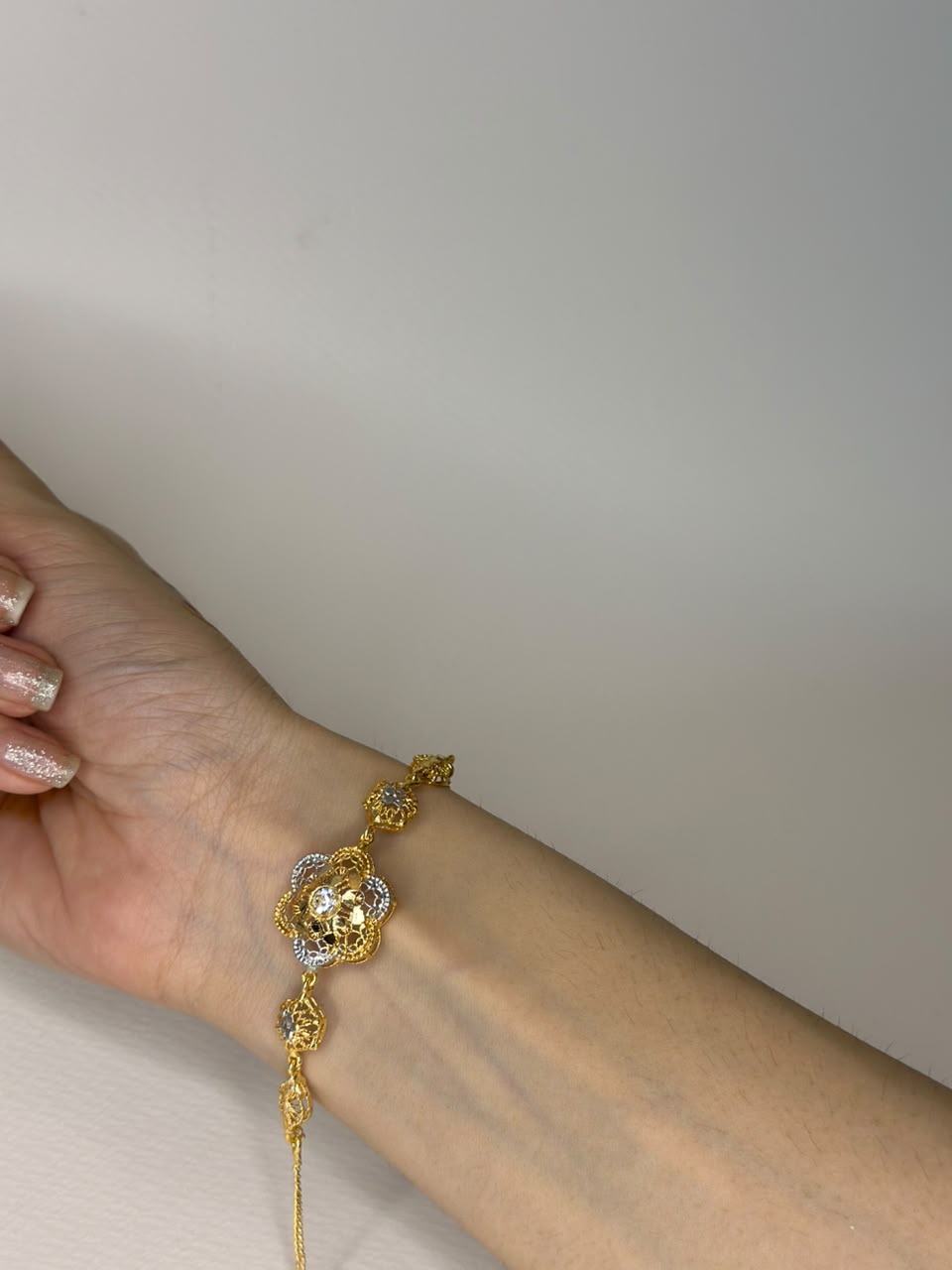 Gold Sunflower bracelet