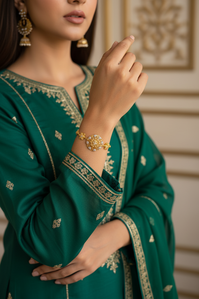 Gold elegant bracelet
