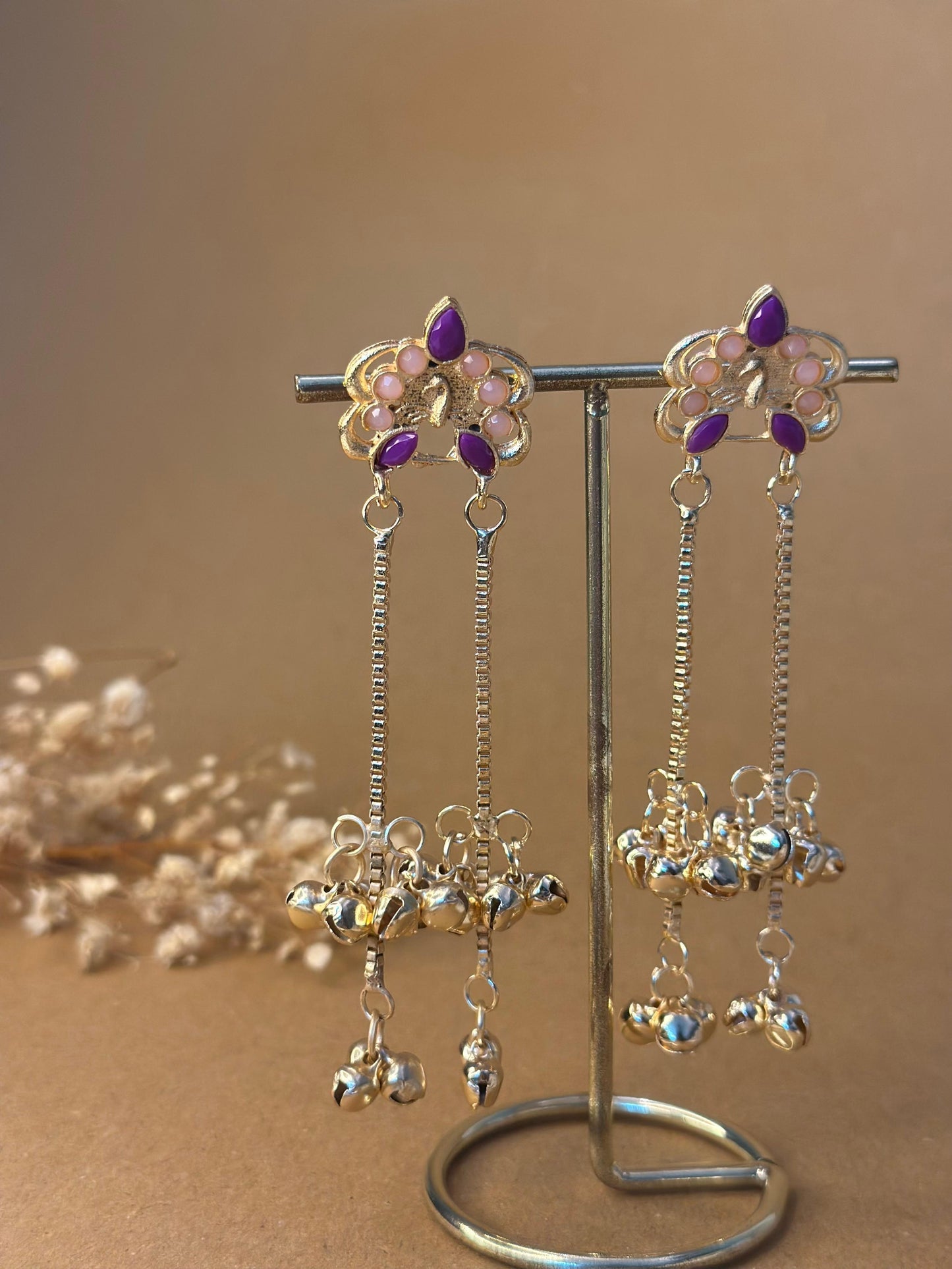 Patang (pink purple and gold)