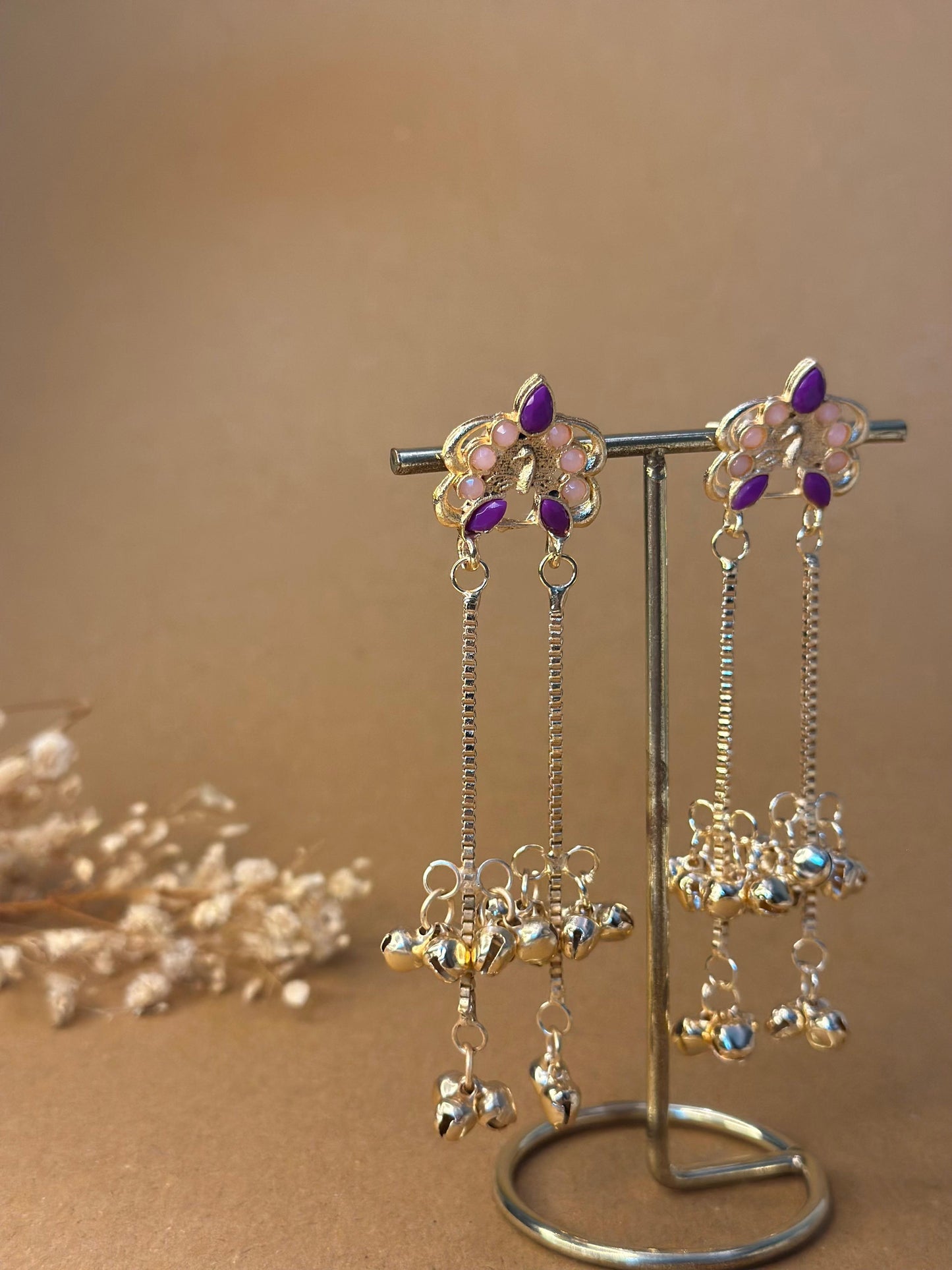 Patang (pink purple and gold)