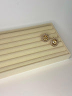 Celeste studs - Round copper
