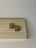 Celeste studs - square copper