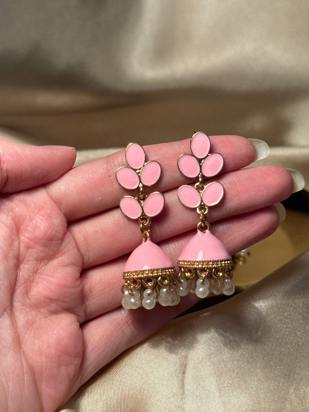 Booti Jhumki - Light pink