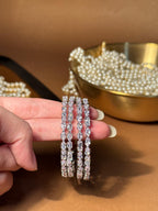 Zainab bangles Silver - White (kids collection)
