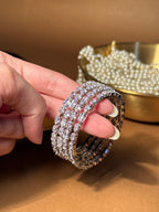 Zainab bangles Silver - White (kids collection)