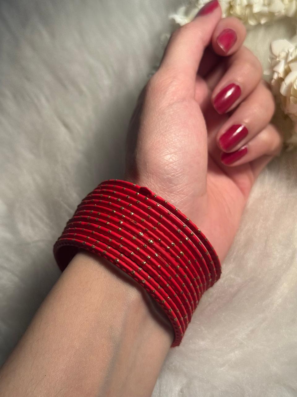Basant bangle red 2.0 (kids collection)