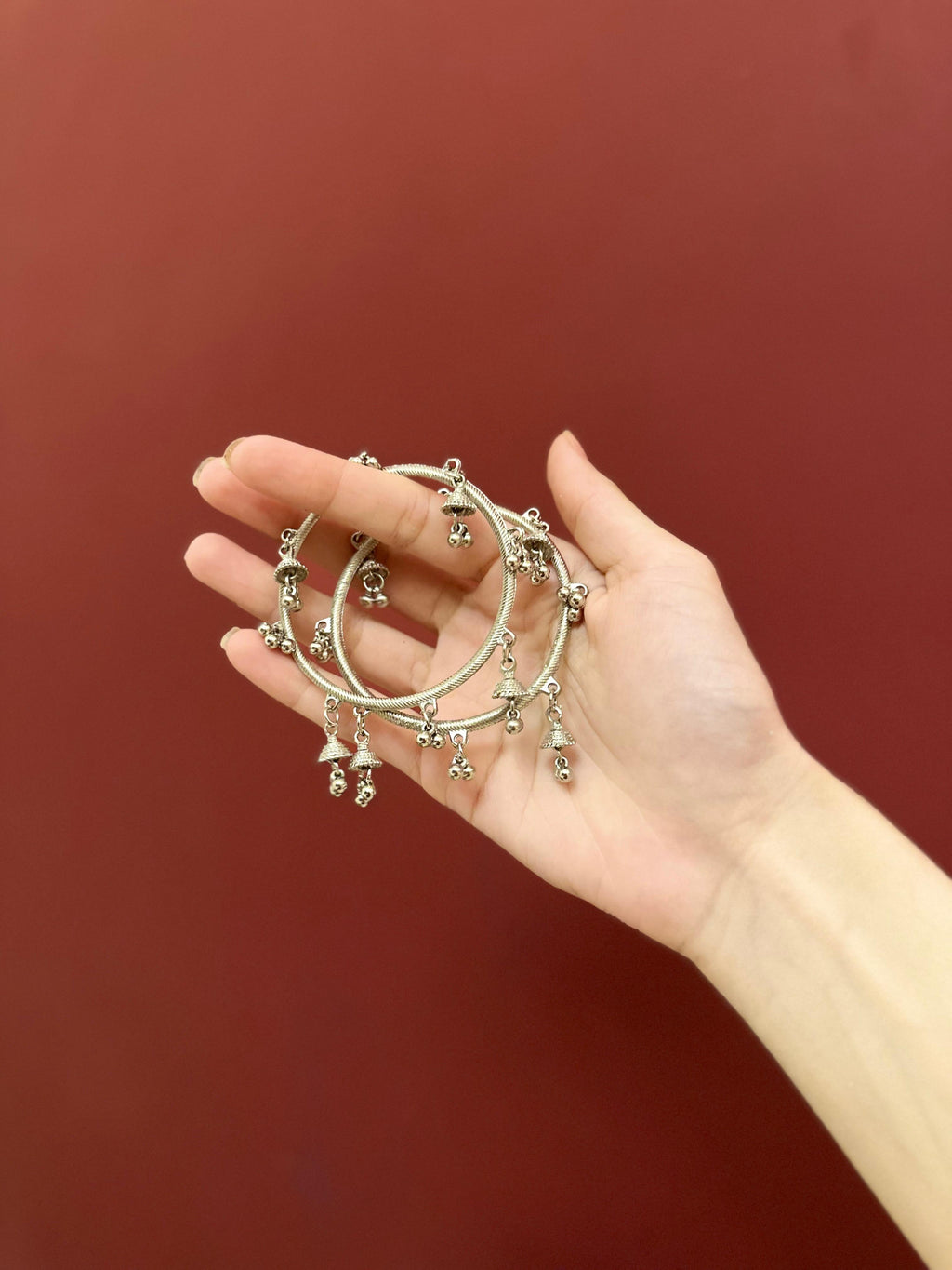 Ghungroo white chand raat collection