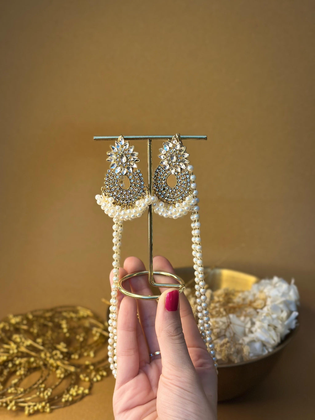 Pineapple earrings with saharay-bundle