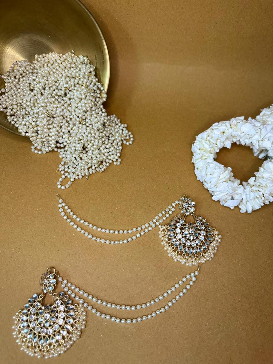 Kundan moti gold with double saharay bundle