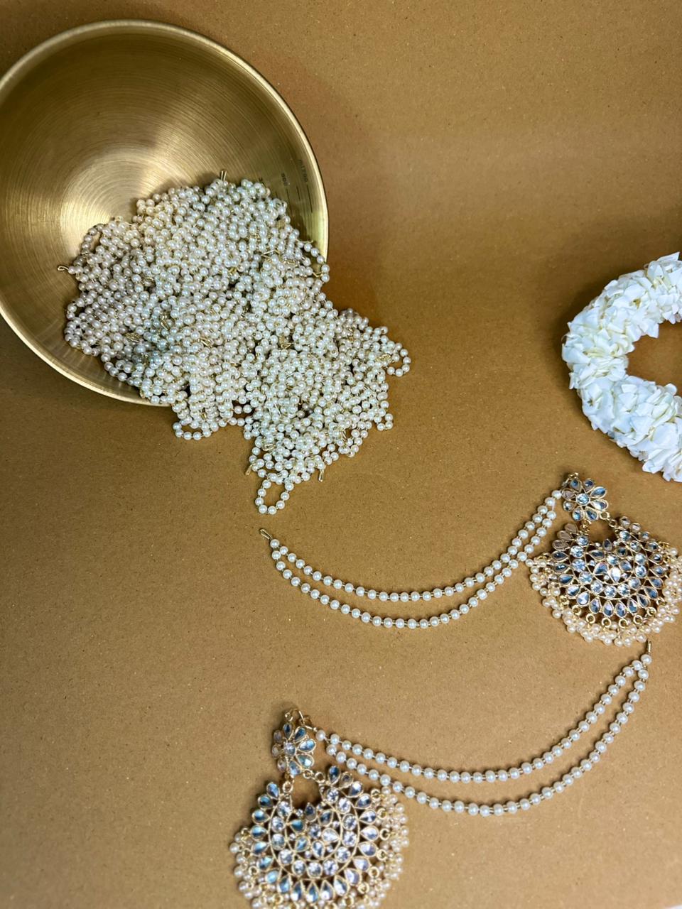 Kundan moti gold with double saharay bundle