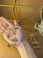 Patang (pink purple and gold) and saharay bundle