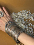 Hans with silver bangle bundle