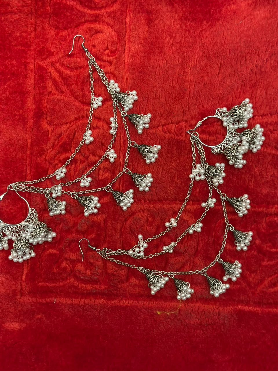 jhumkoun wali bali with saharay (bundle)
