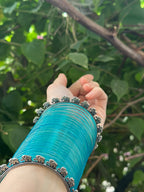 Feroze bangles with hathi bangle bundle