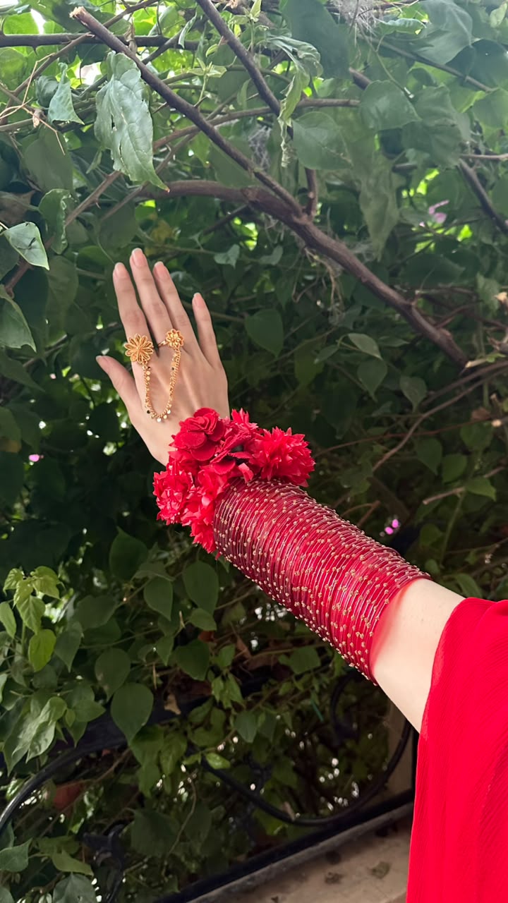 Glitter Bangles - Red bundle