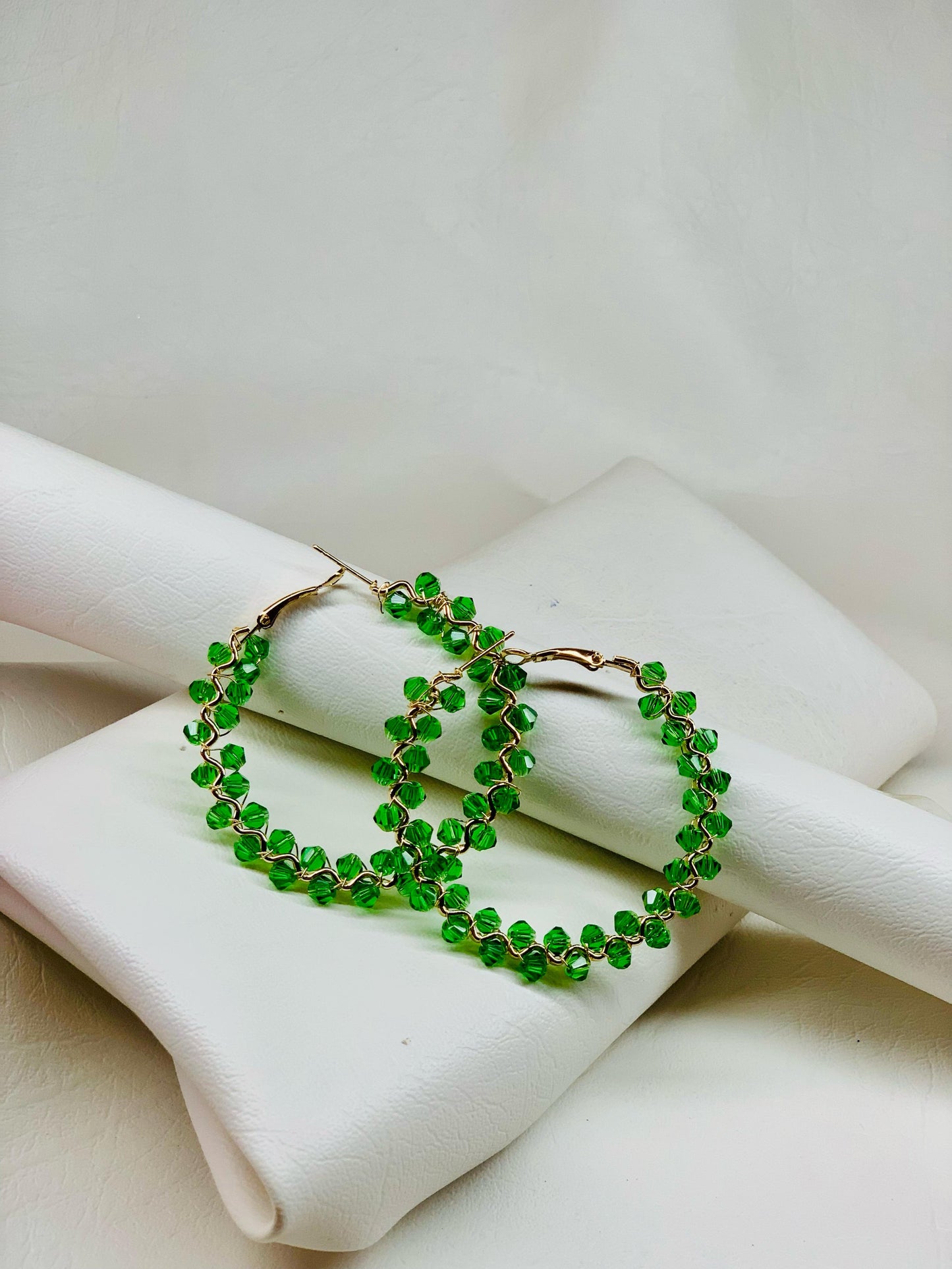 EFS-1 Crystal Hoops (Green)