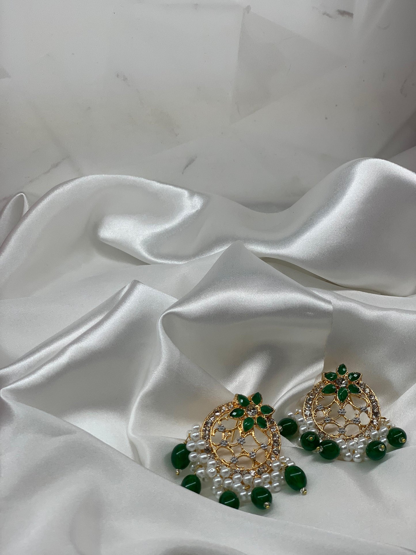 Zeba Earring - Dark Green