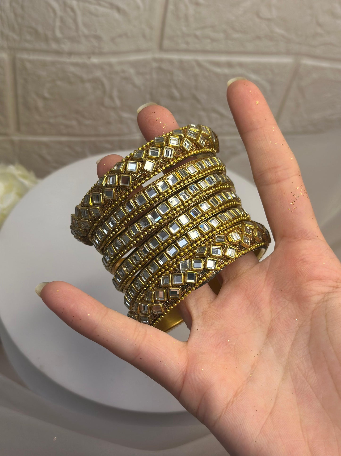 Kundan Chooriyan (gold)