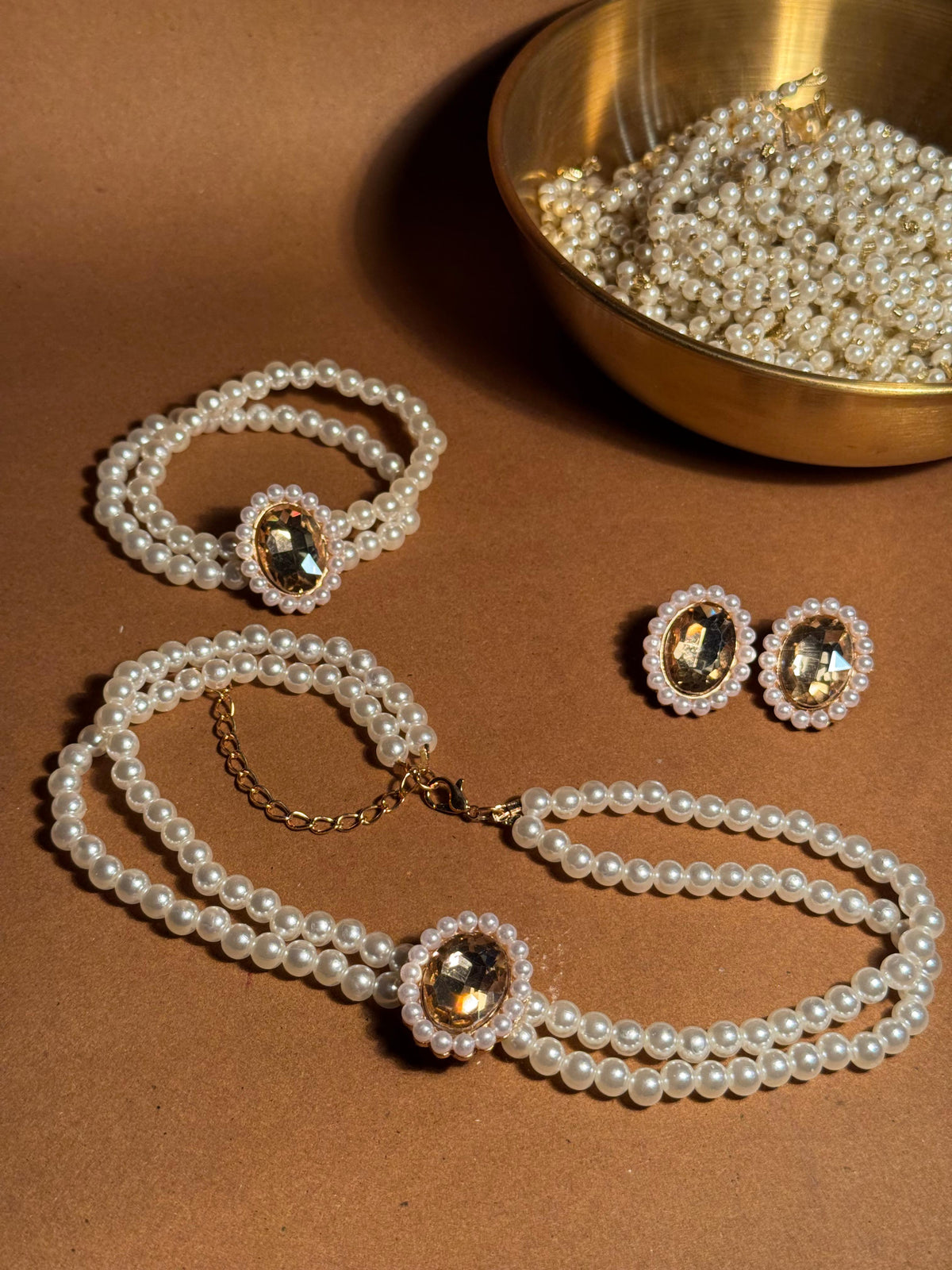 Moti Har Set - Gold