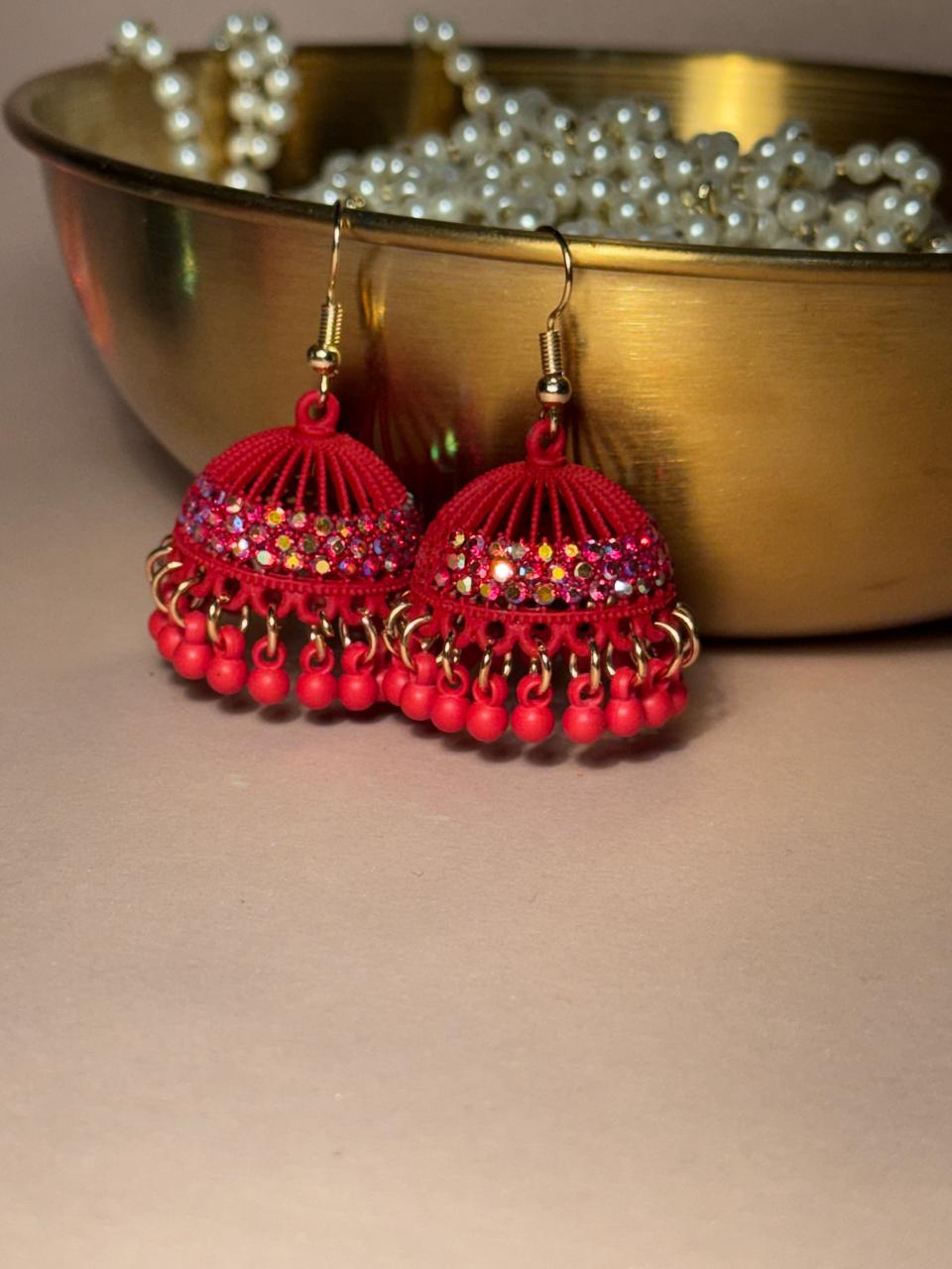 Matt jhumki heer - Red