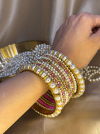 Moti Rani bangles - Pink (blush)