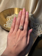Droplet Ring Gold - Pink