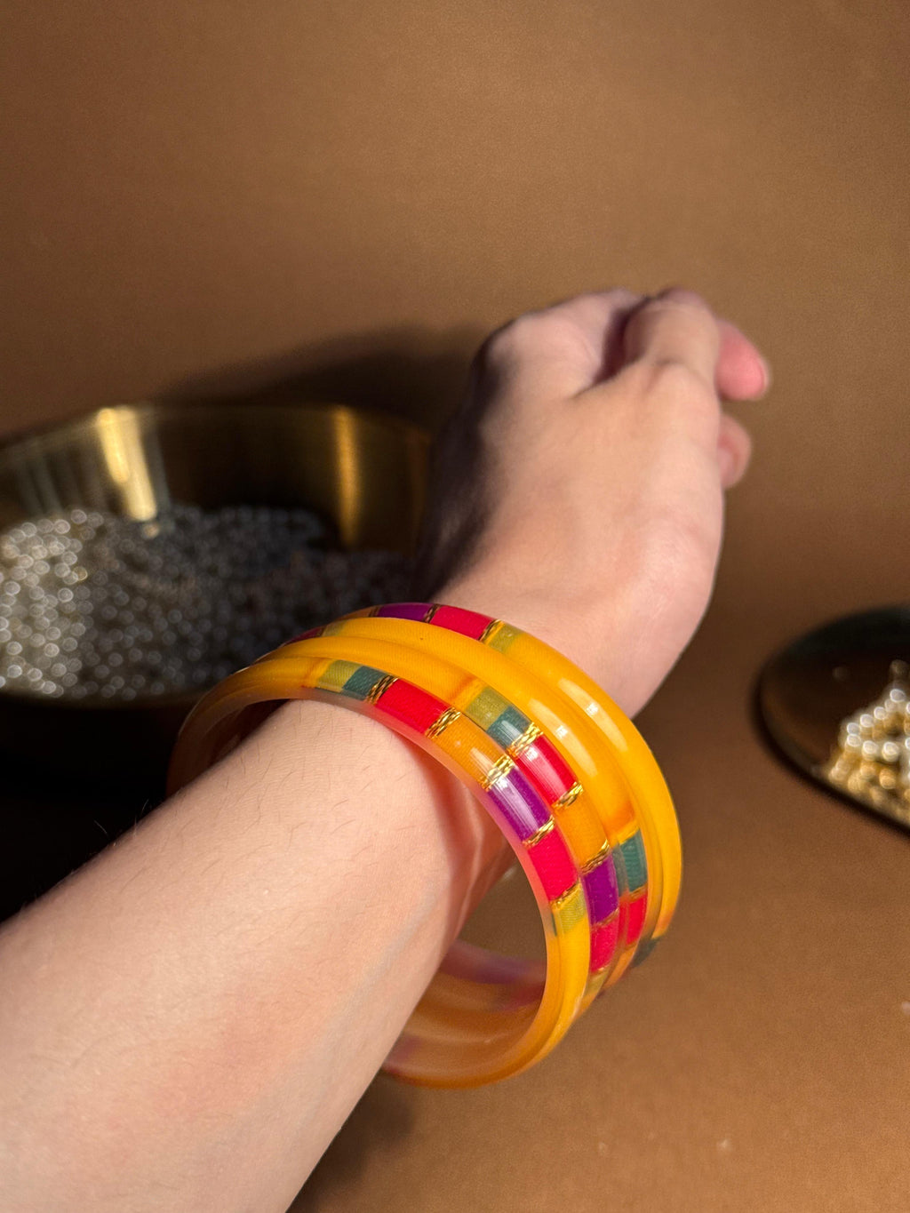 Aura bangle Gulnaz - Yellow