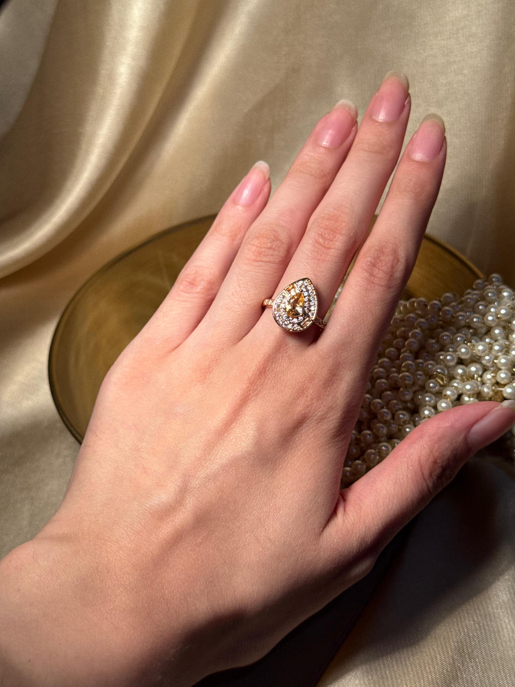 Droplet Ring Gold