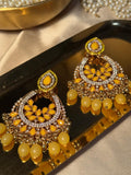 Nilofer Earrings - Yellow