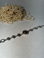 Halo Gem Bracelet - Black