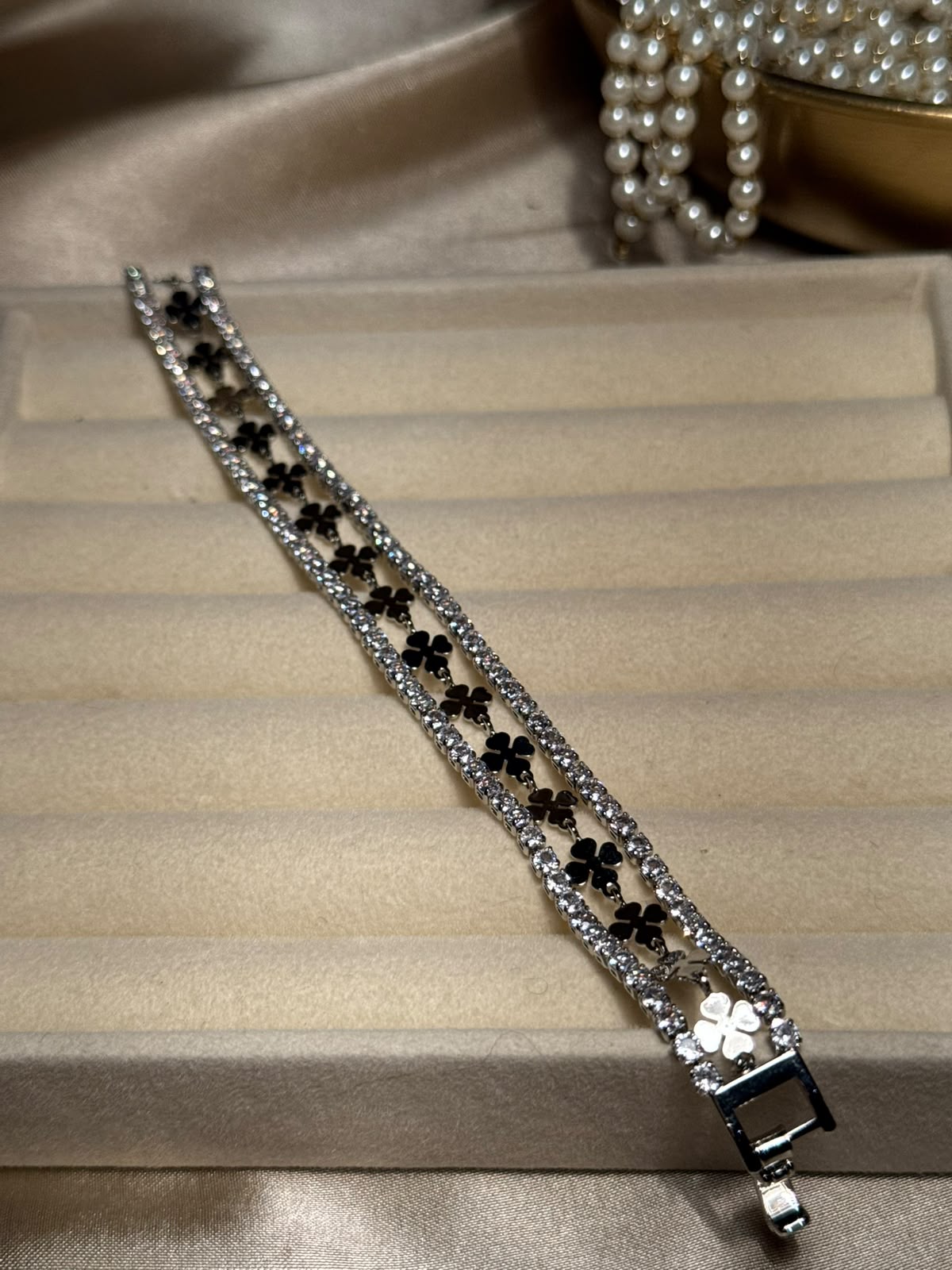 Silver Petal Bracelet