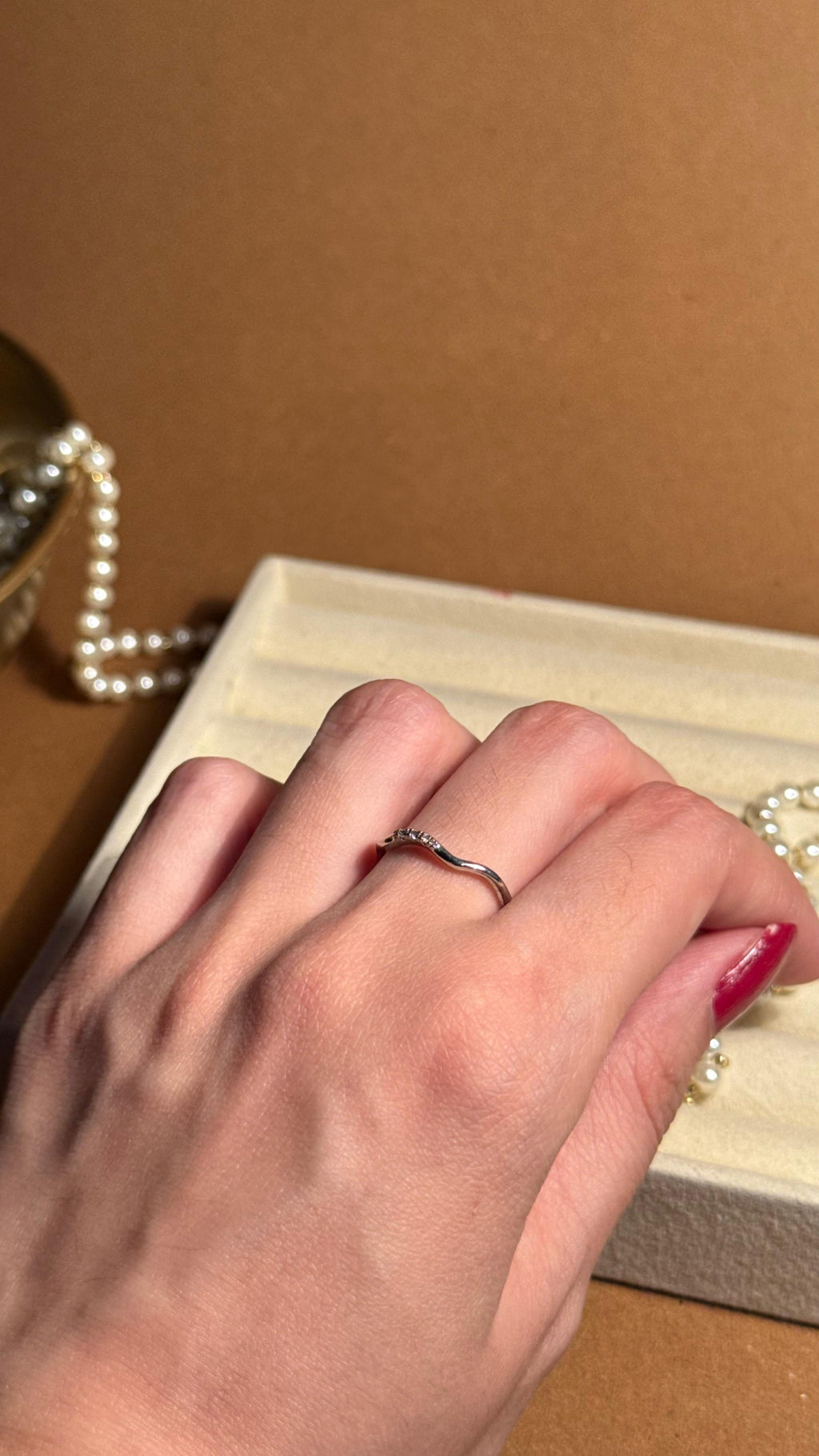 Dotted Silver Ring