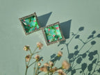 Summer Breeze earrings - Aqua Blue