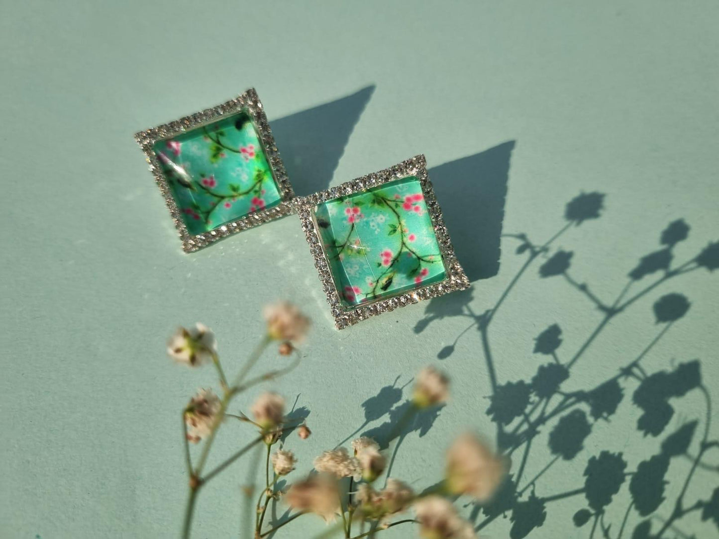 Summer Breeze earrings - Aqua Blue