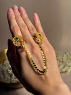 Moon Sona Double Ring - Grey