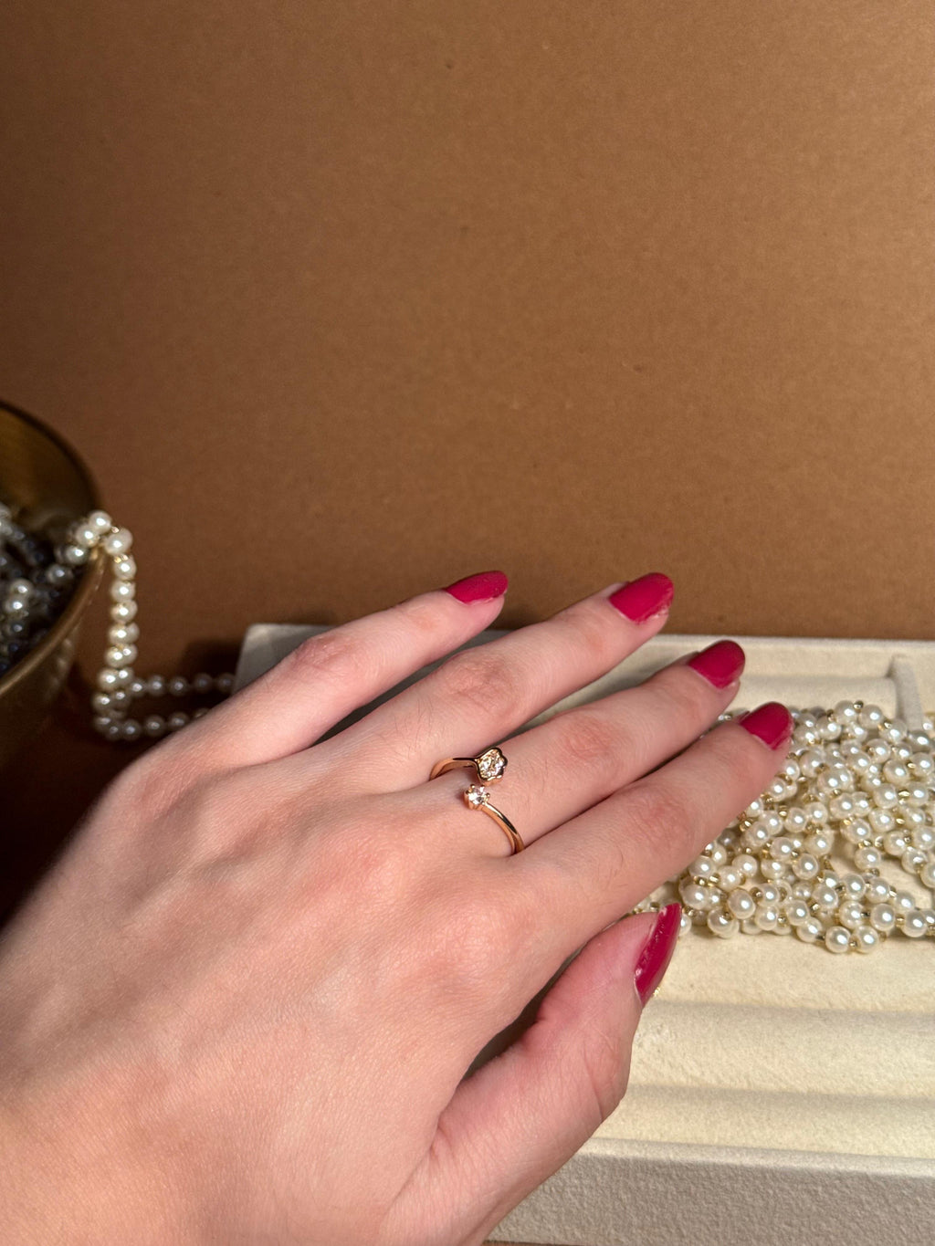 Dazzling Gold Ring