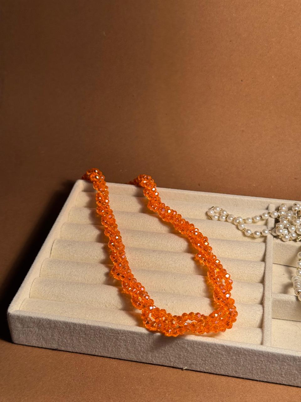 Crystal Chain - Orange