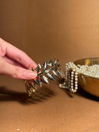 Leaflet Cuff (bracelet) - Gold
