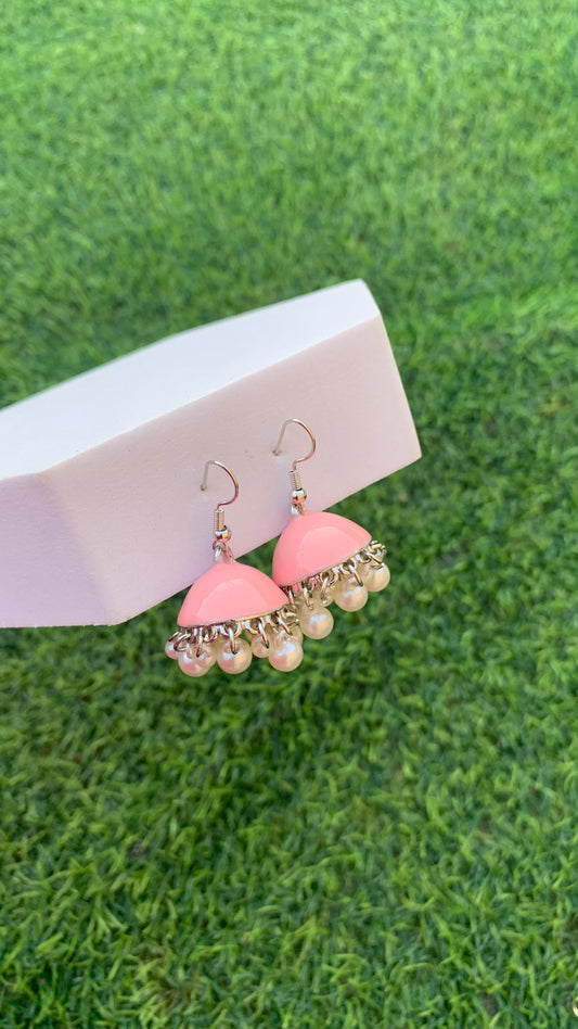 Hania Jhumki - Baby pink