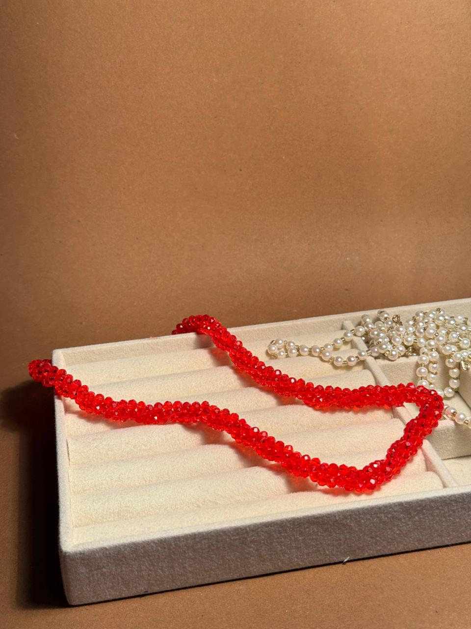 Crystal Chain - Red