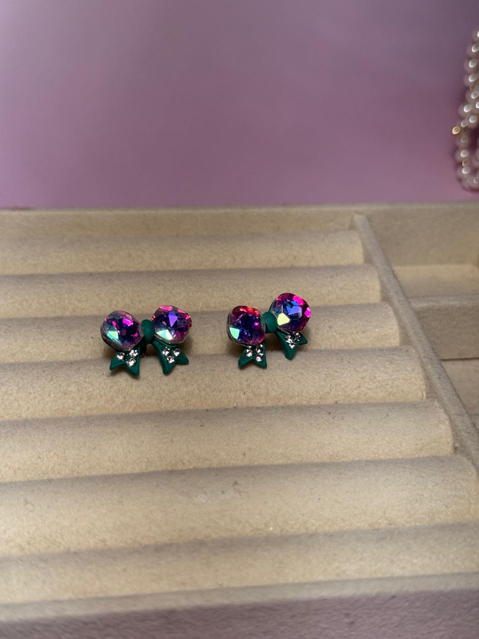 Bow Ties Studs - Holographic