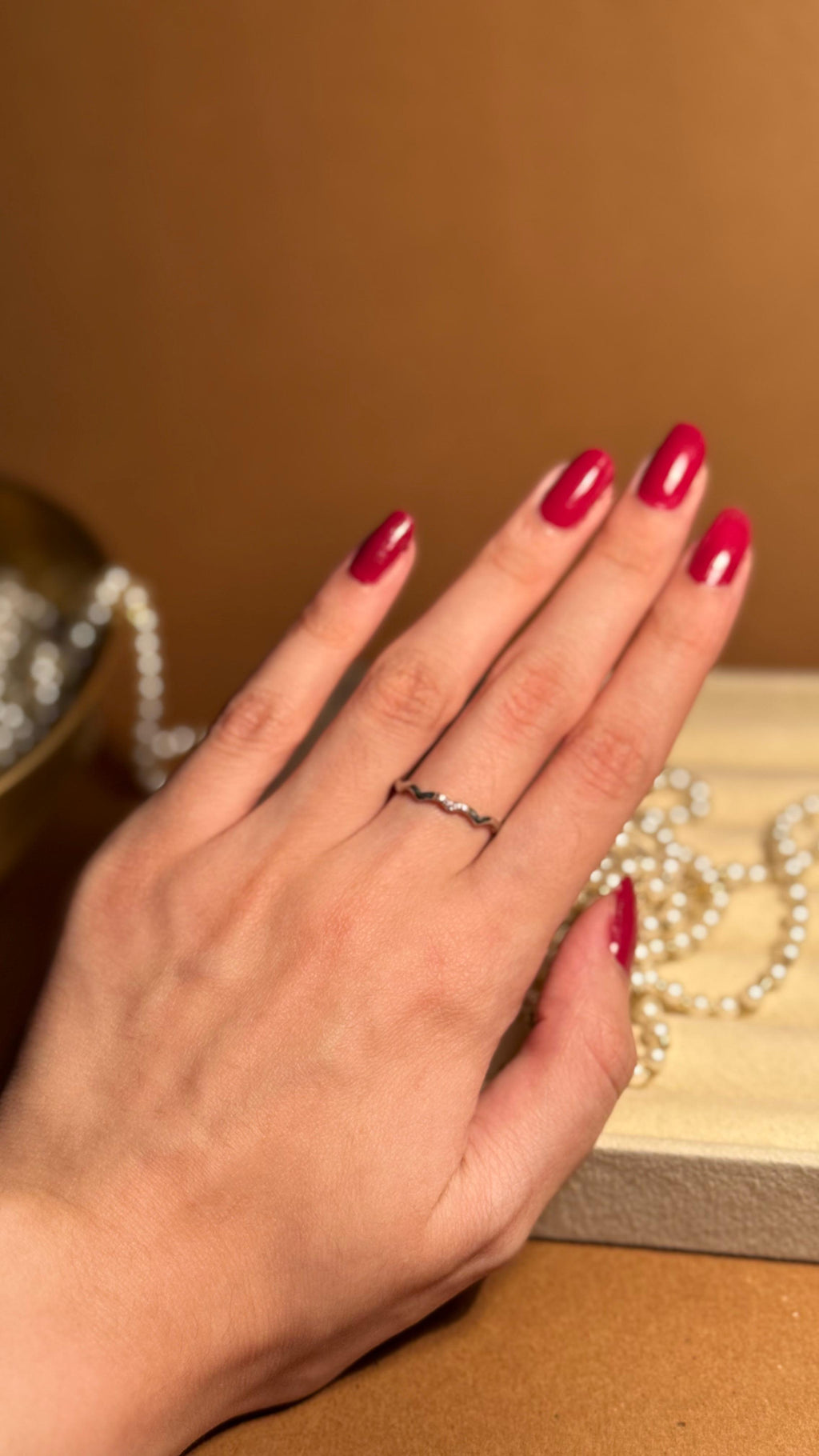 Swirl Silver Ring