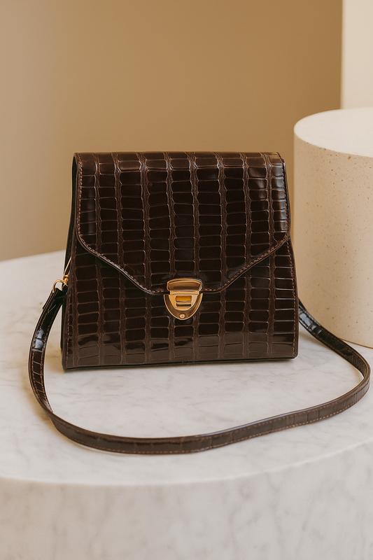 SW-012 Square Bag - Burgundy