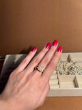 Gem Ring Gold - Pink