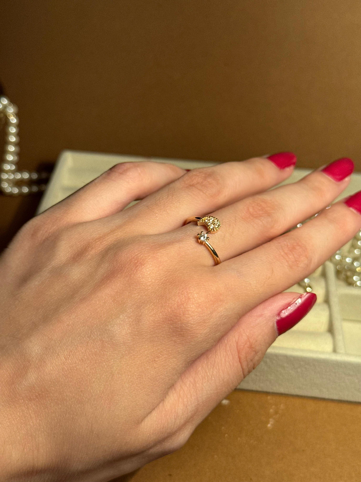 Leaf Gold ring