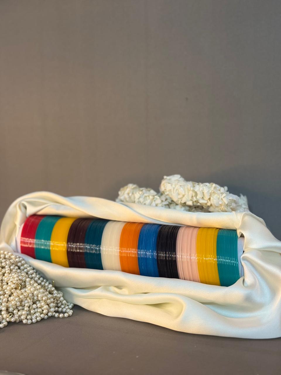 Color Pop Bangles Set - 12 Colors