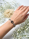 Halo Gem Bracelet - Brown