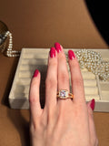 Gem Ring Gold - Light Purple