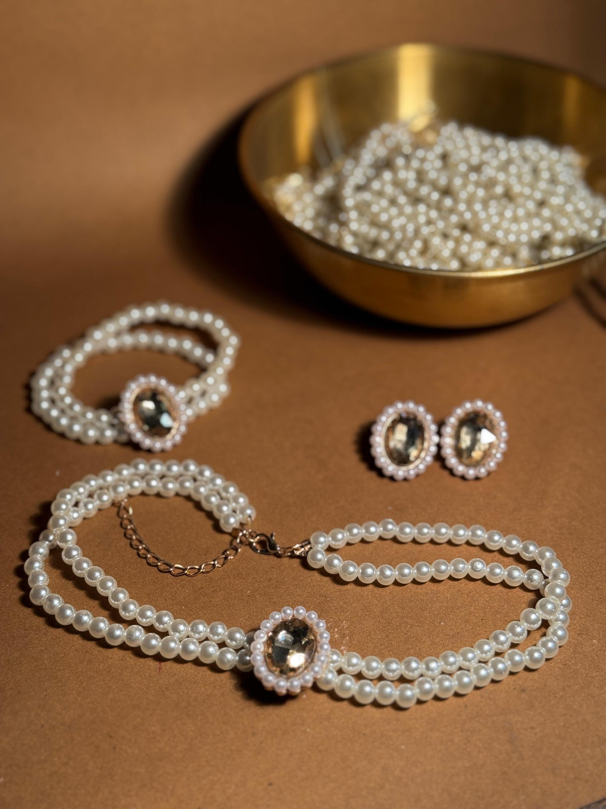 Moti Har Set - Gold